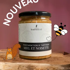 TARTINABLE MIEL ET NOISETTES